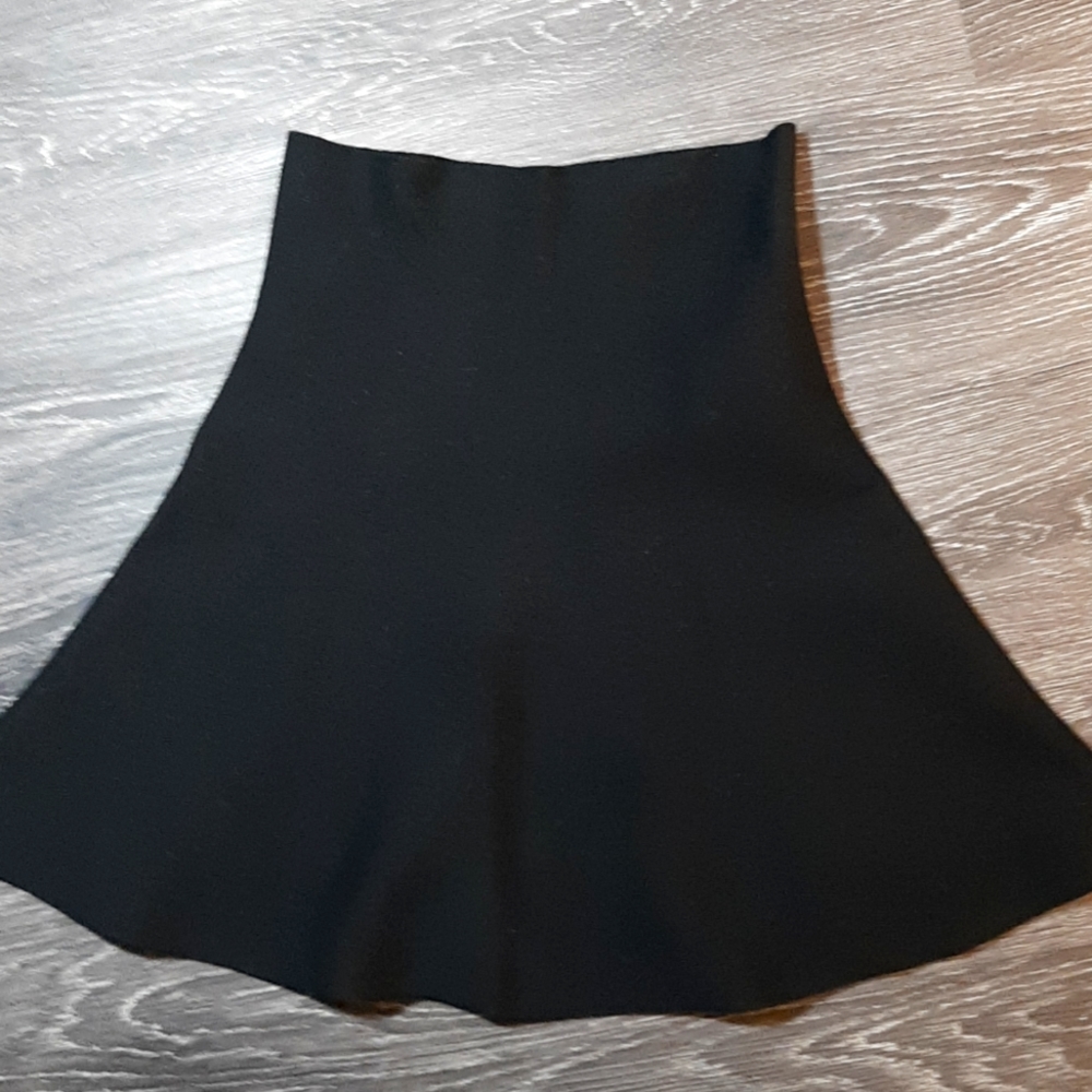 Knit skater skirt